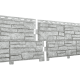 Фасадная панель Ю-Пласт Стоун-Хаус сланец Светло-Серый