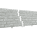 Фасадная панель Ю-Пласт Стоун-Хаус кварцит Светло-Серый